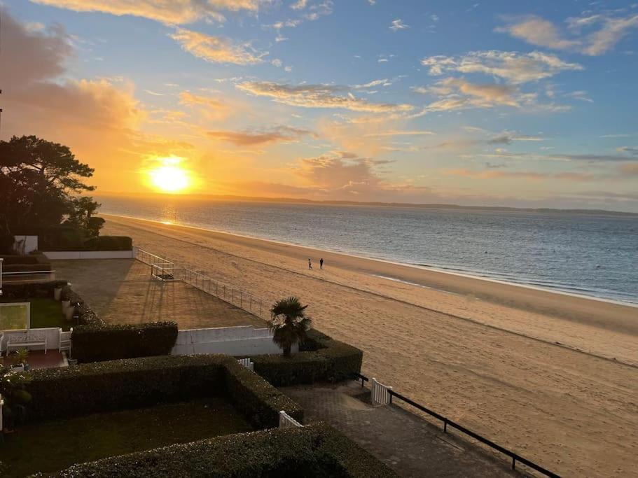 Premiere Ligne Acces Prive Et Direct A La Plage Vue Mer Arcachón Exterior foto