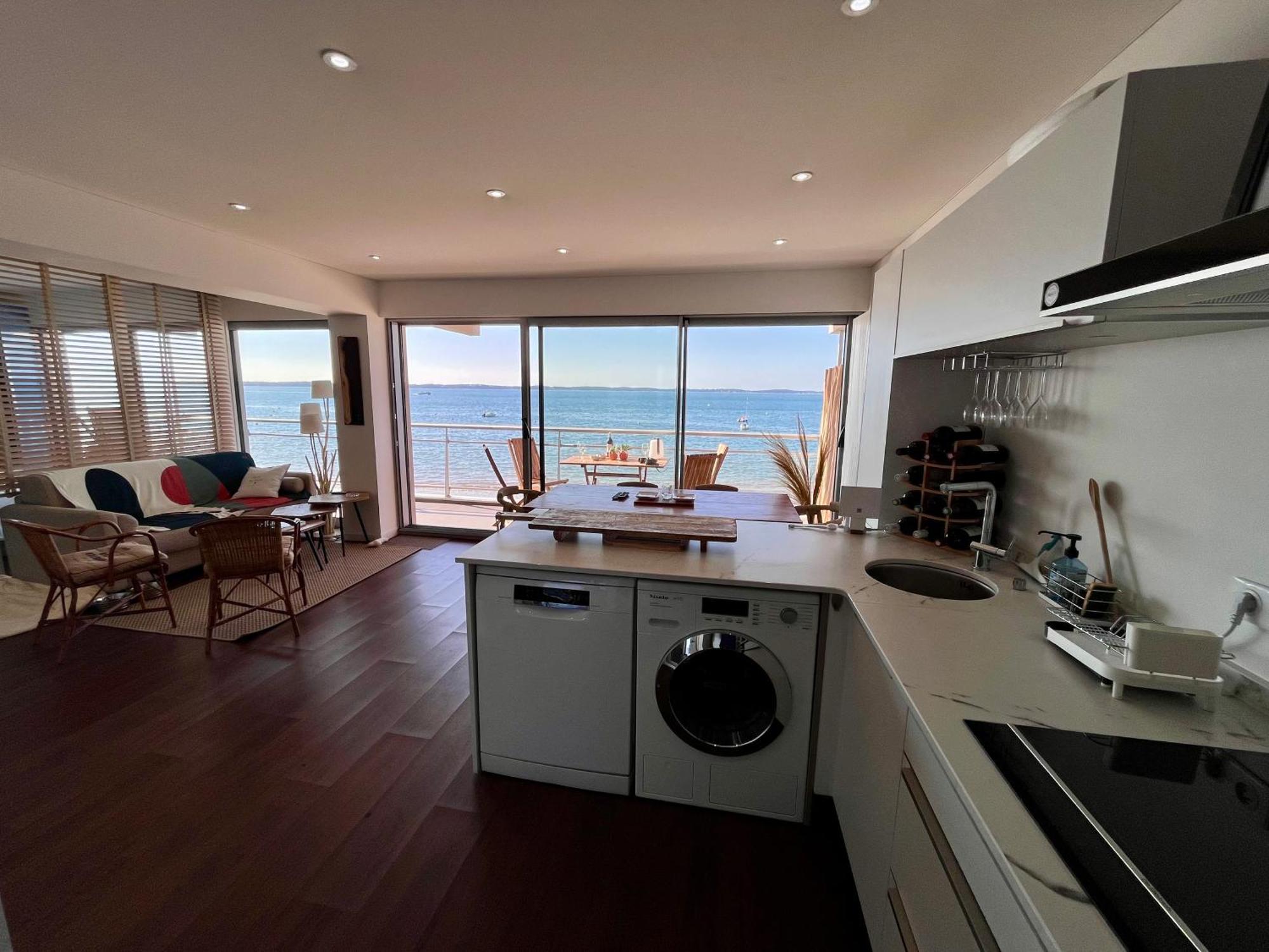 Premiere Ligne Acces Prive Et Direct A La Plage Vue Mer Arcachón Exterior foto