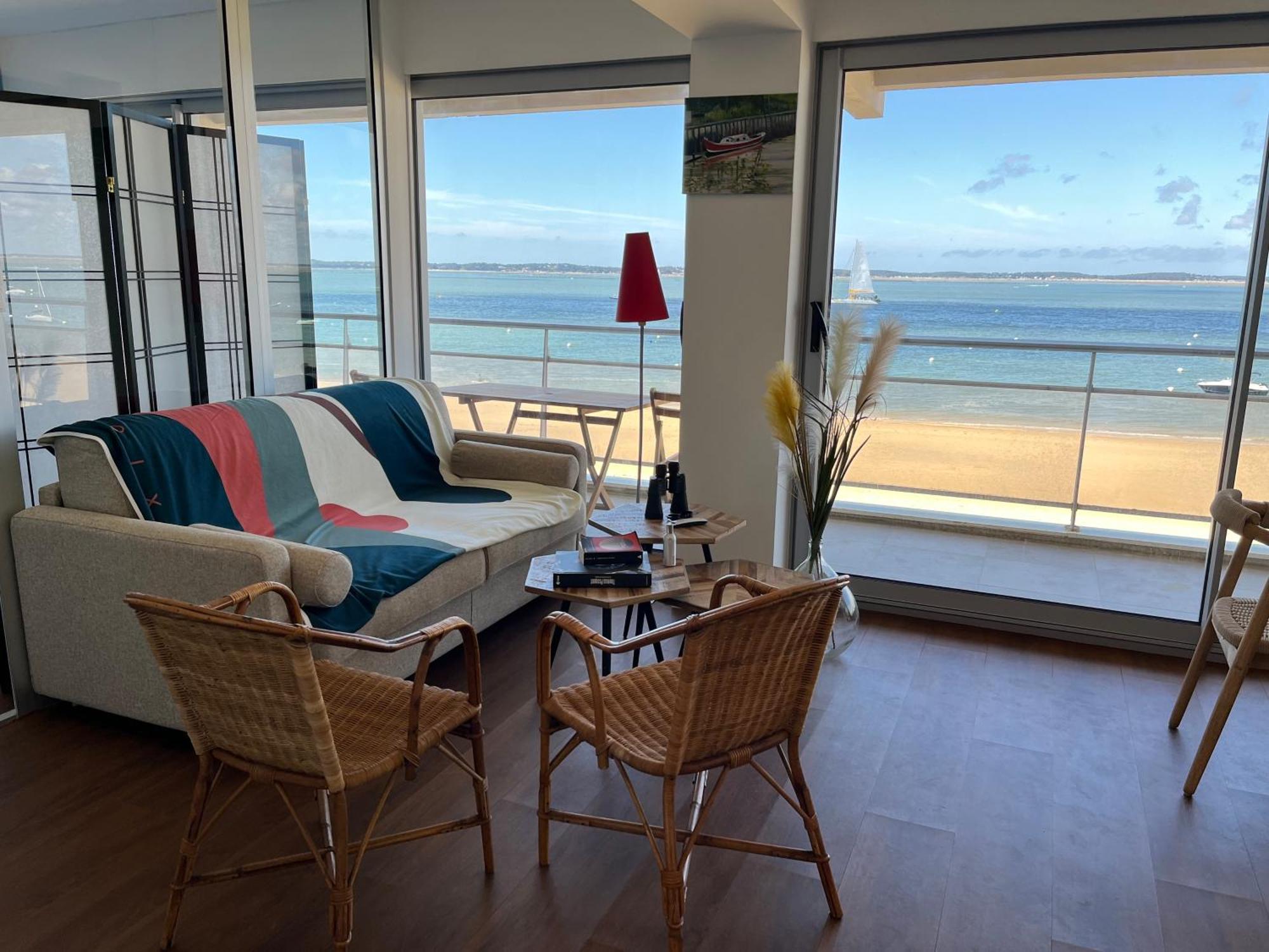 Premiere Ligne Acces Prive Et Direct A La Plage Vue Mer Arcachón Exterior foto